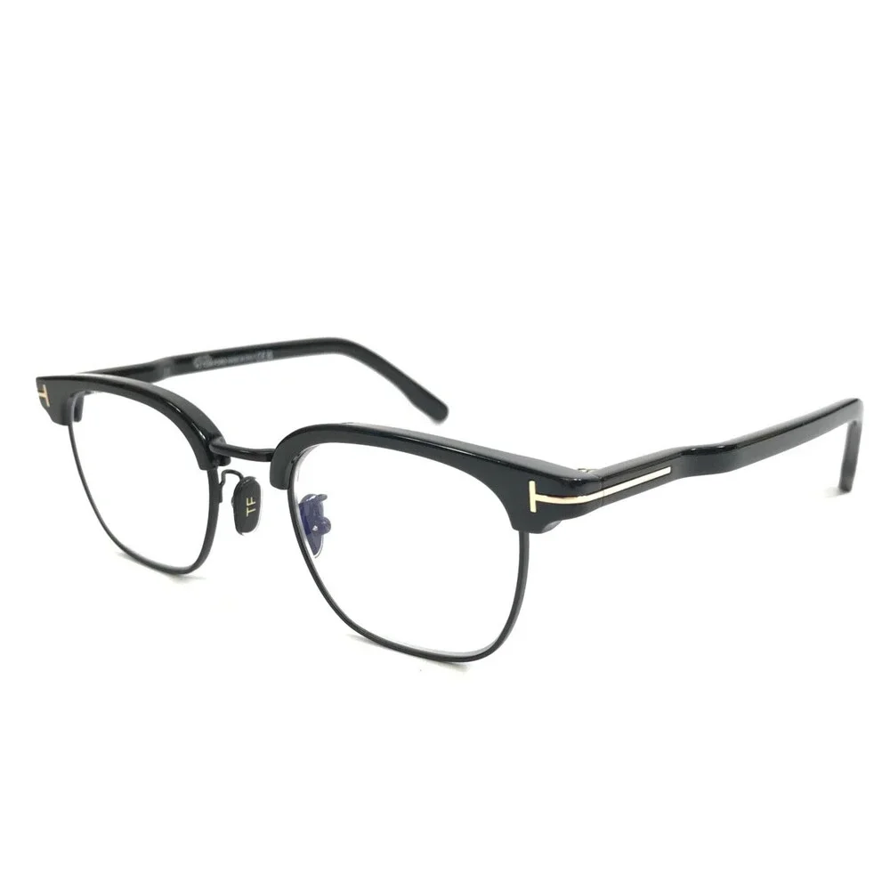 Tom Ford Eyeglasses Frames TF5932-D-B 001 Shiny Black Square Asian Fit 47-21-145